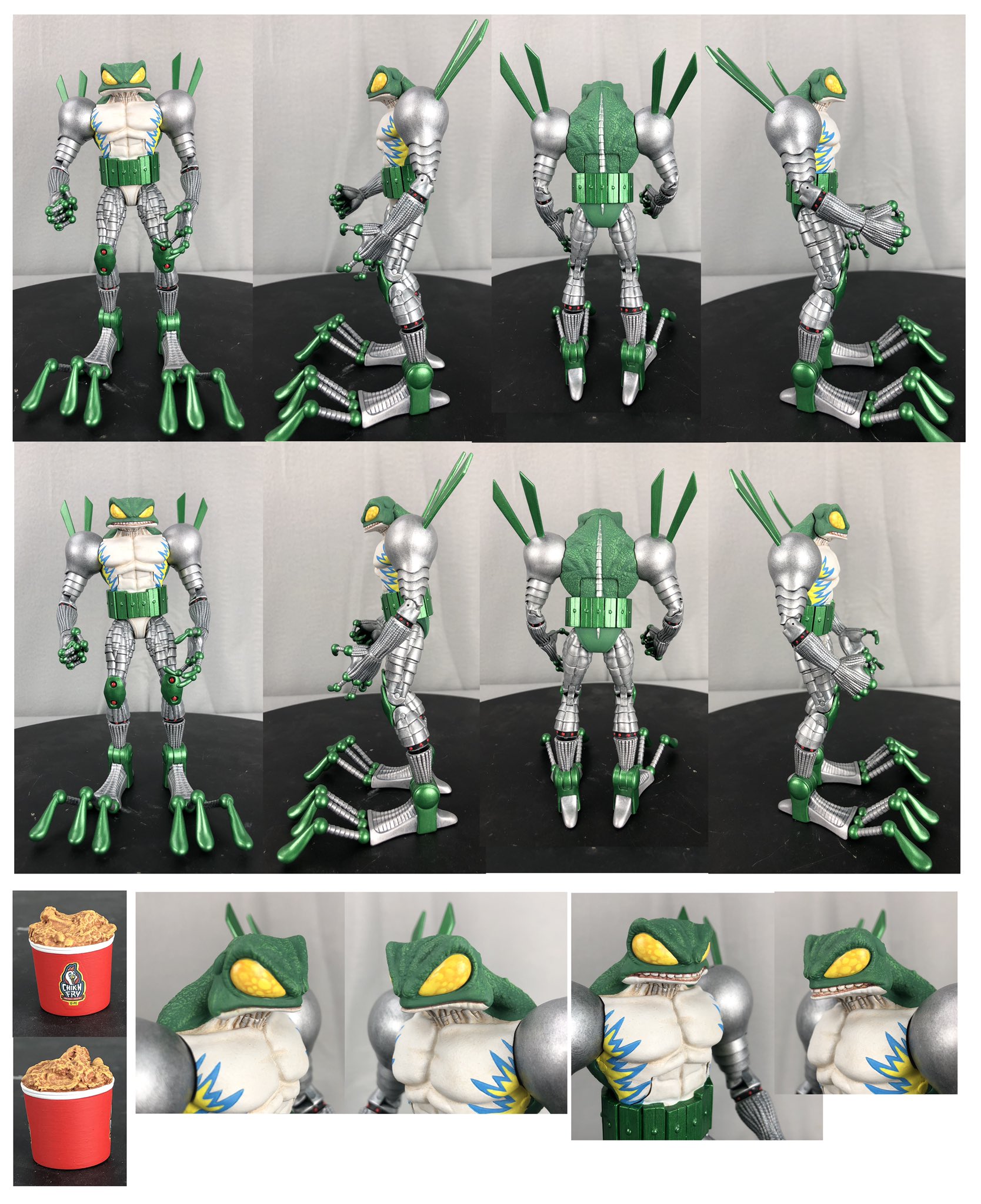 CyberFrog Action Figure first look - Amphibionix