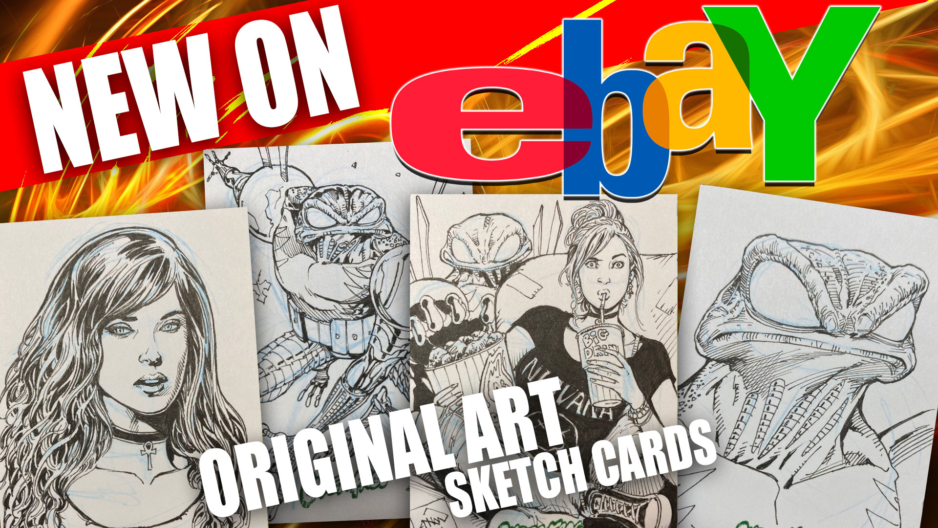 Original Art Sketch Cards: Ebay! - Amphibionix